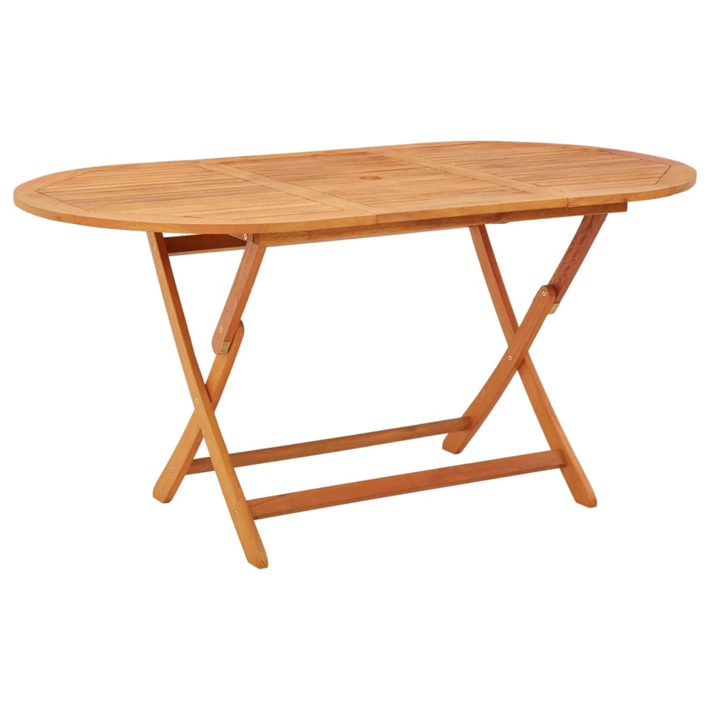 Tavolo Da Giardino Pieghevole In Legno Eucalipto