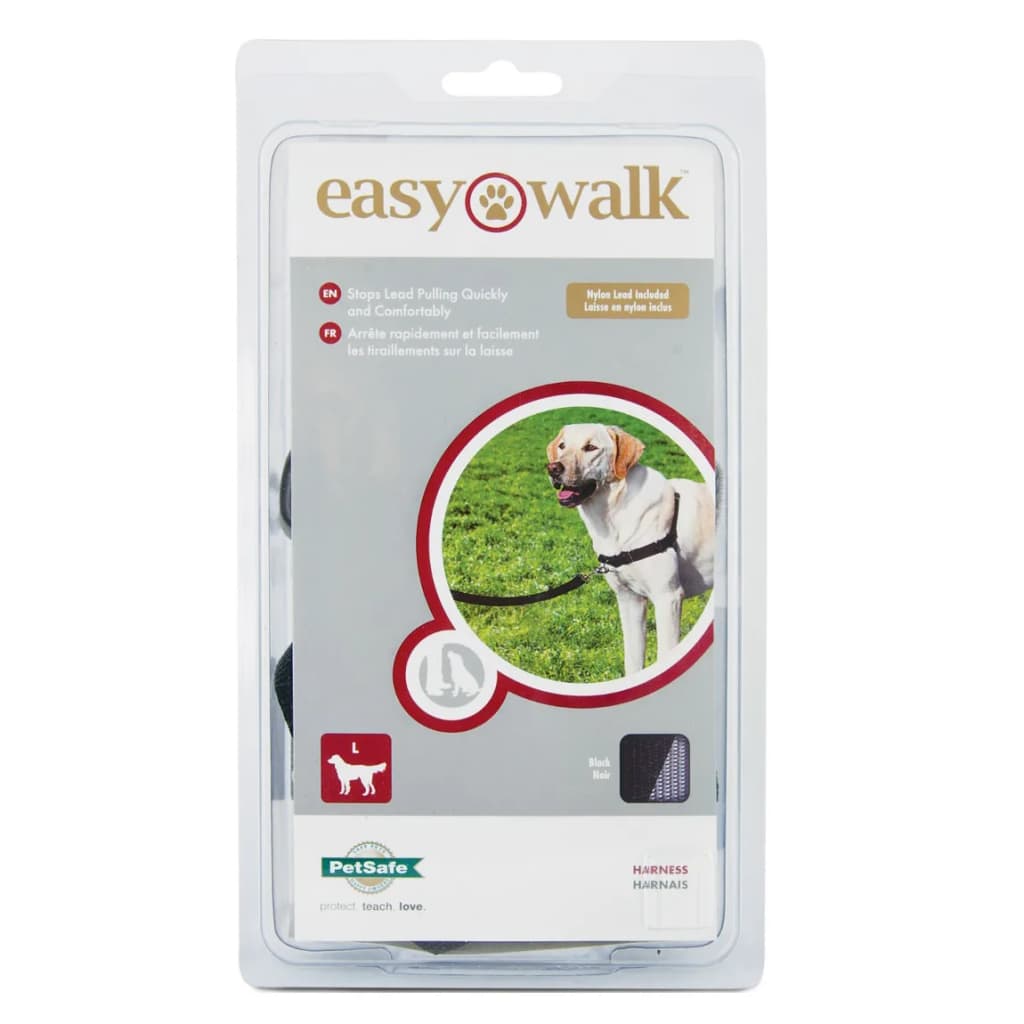 Petsafe Pettorina Per Cani Easy Wak Misura Nera