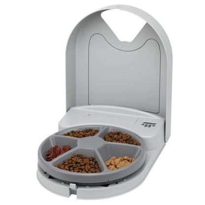 Petsafe Dispensatore Di 5 Pasti Per Animali Eatwell Con Timer Grigio