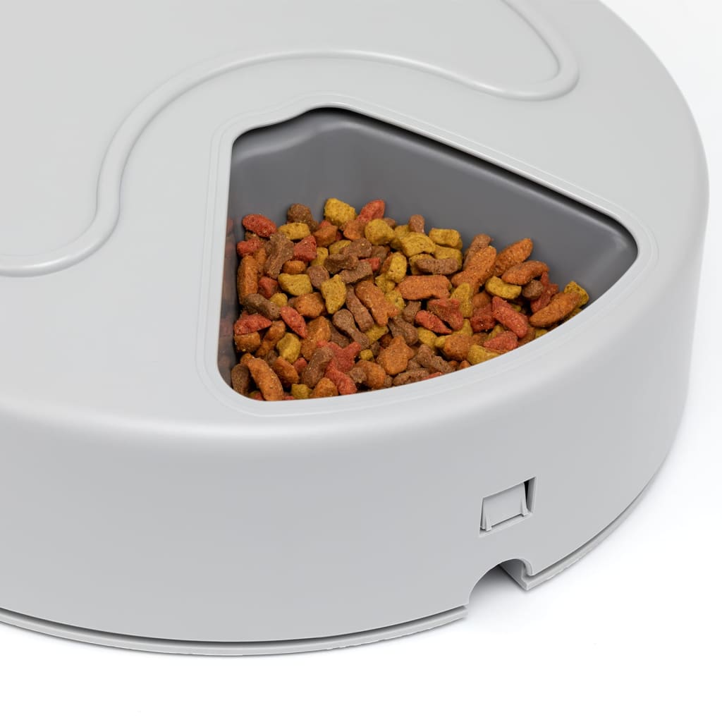 Petsafe Dispensatore Di 5 Pasti Per Animali Eatwell Con Timer Grigio
