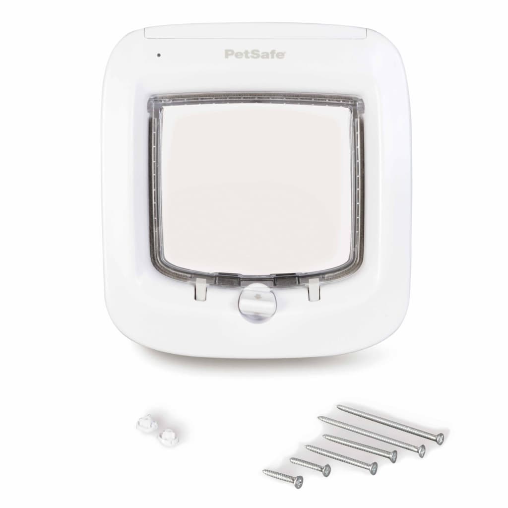 Petsafe Porta Basculante Per Gatto Con Microchip Bianco Ppa19-16145
