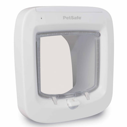 Petsafe Porta Basculante Per Gatto Con Microchip Bianco Ppa19-16145