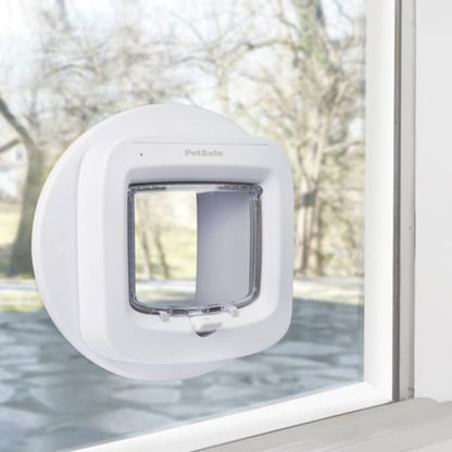 Petsafe Porta Basculante Per Gatto Con Microchip Bianco Ppa19-16145