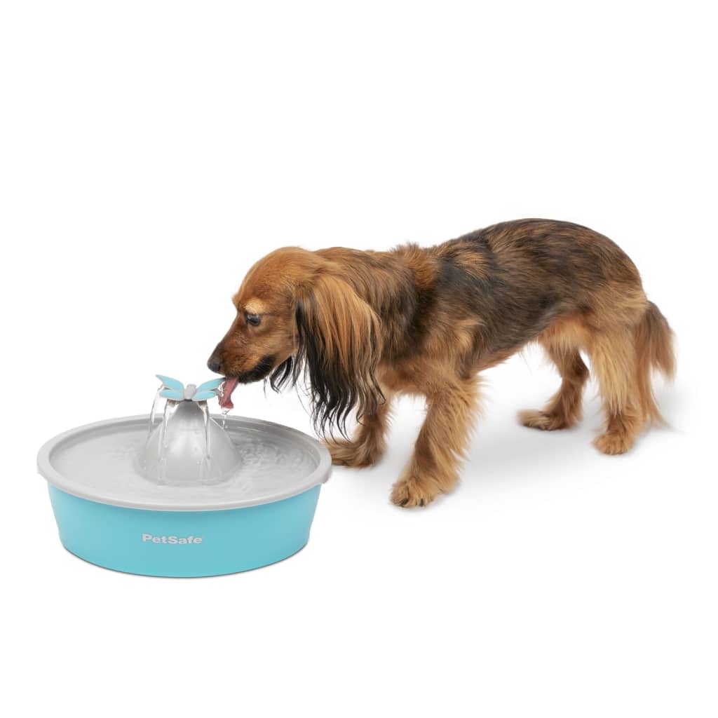 Petsafe Fontana Per Animali Domestici Drinkwell Con Farfalla 1,5 L Bianco