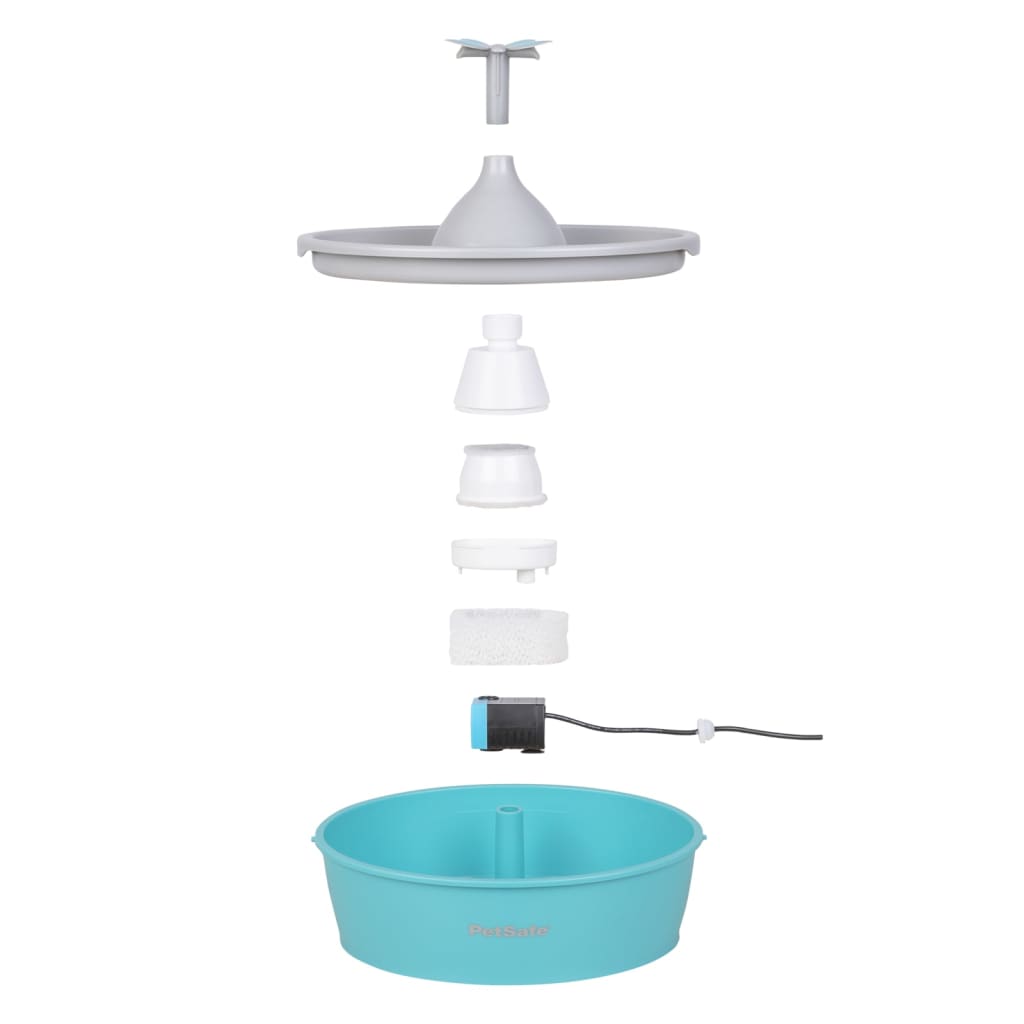 Petsafe Fontana Per Animali Domestici Drinkwell Con Farfalla 1,5 L Bianco