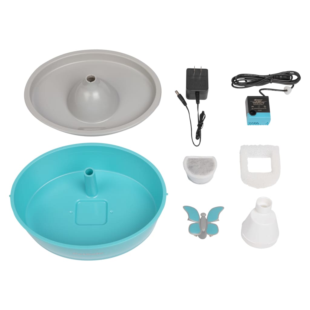 Petsafe Fontana Per Animali Domestici Drinkwell Con Farfalla 1,5 L Bianco
