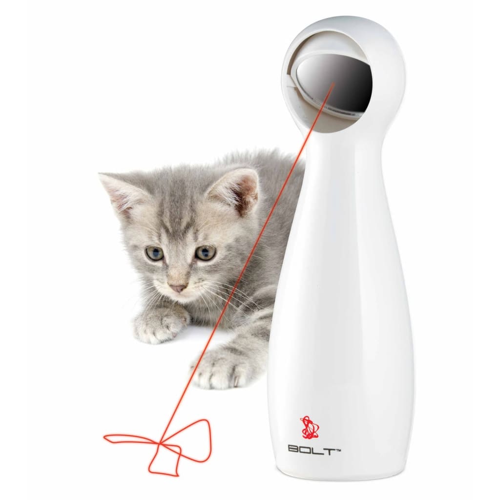 Petsafe Luce Laser Automatica Frolicat Bolt Bianca Turchese