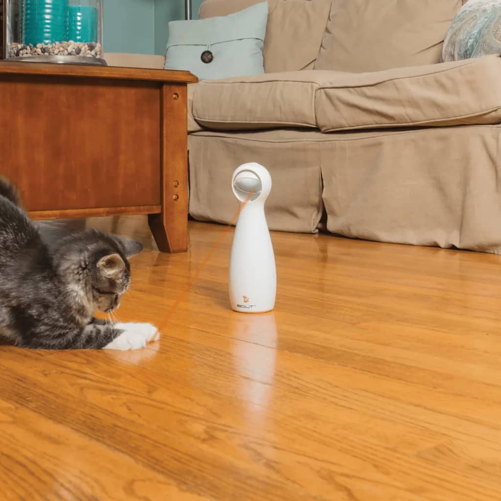 Petsafe Luce Laser Automatica Frolicat Bolt Bianca Turchese