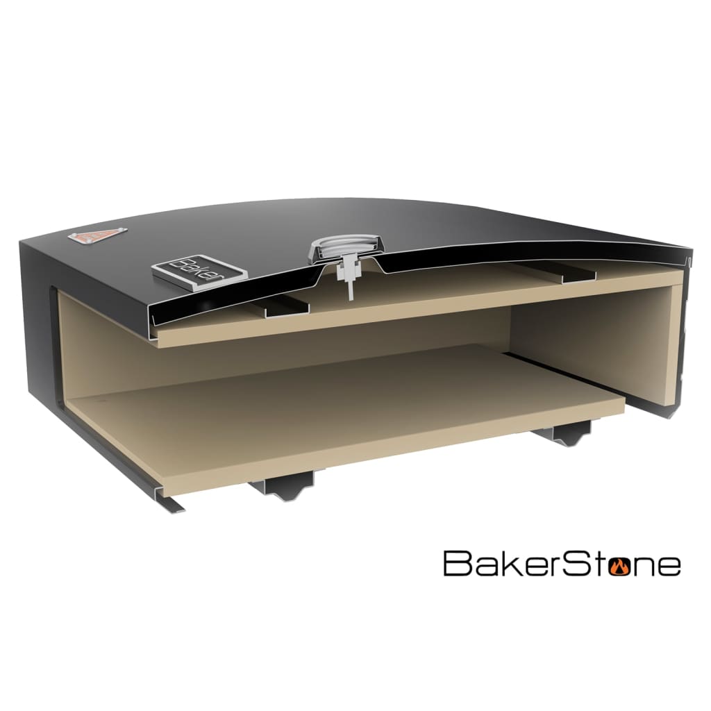 Bakerstone Set Forno Per Pizza Nero
