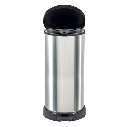 Curver Pattumiera A Pedale Deco Forma A D Argento