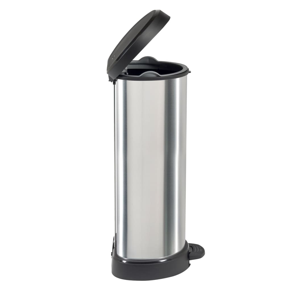 Curver Pattumiera A Pedale Deco Forma A D Argento