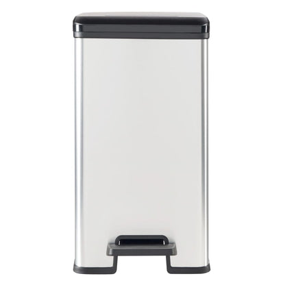 Curver Pattumiera A Pedale Sottile Deco 25L Argento