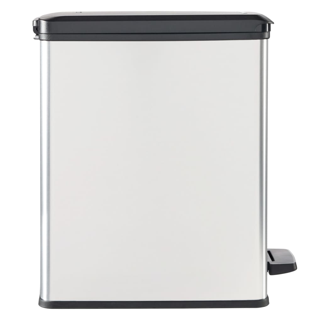 Curver Pattumiera A Pedale Sottile Deco 25L Argento