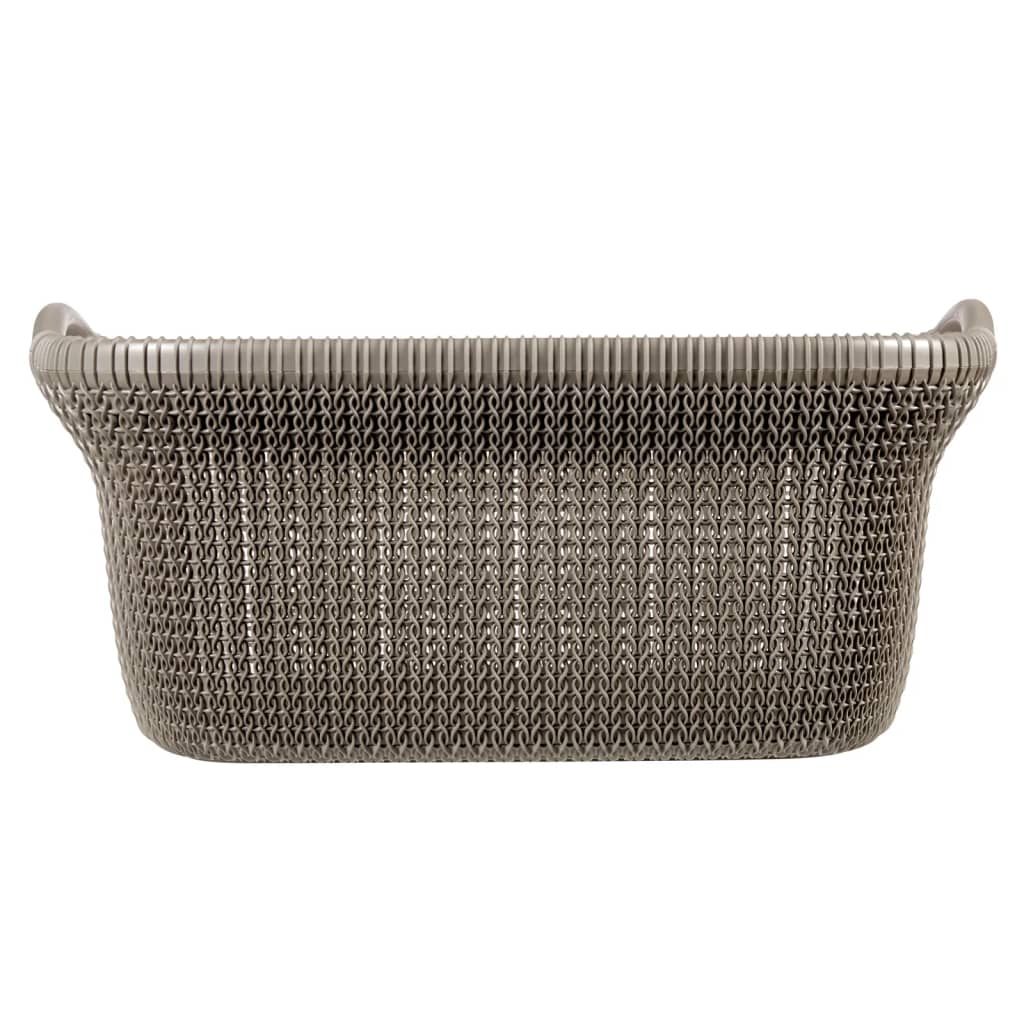 Curver Cesto Portabiancheria Knit 40 L Metallizzato