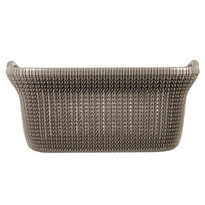 Curver Cesto Portabiancheria Knit 40 L Metallizzato