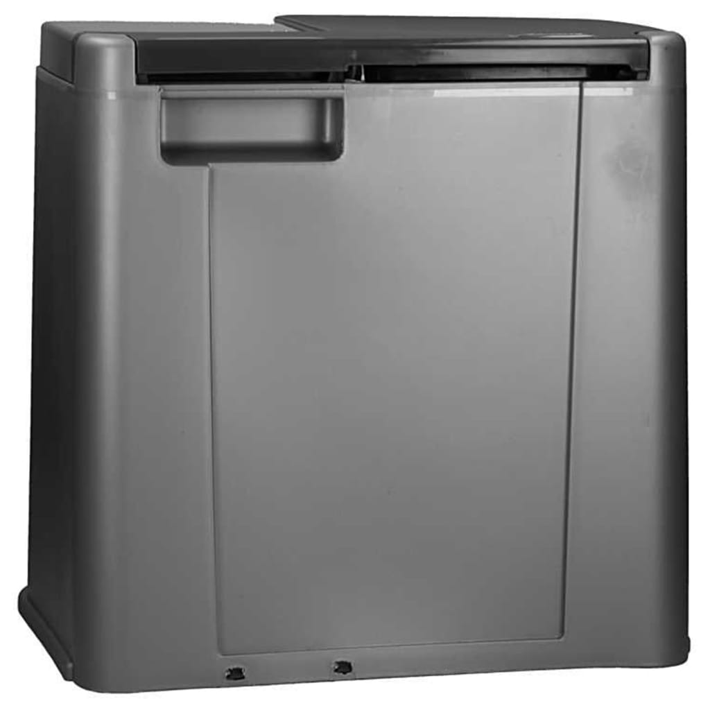 Curver Pattumiera A Pedale Doppia Deco 15L E 6L Cestini Grigio Chiaro