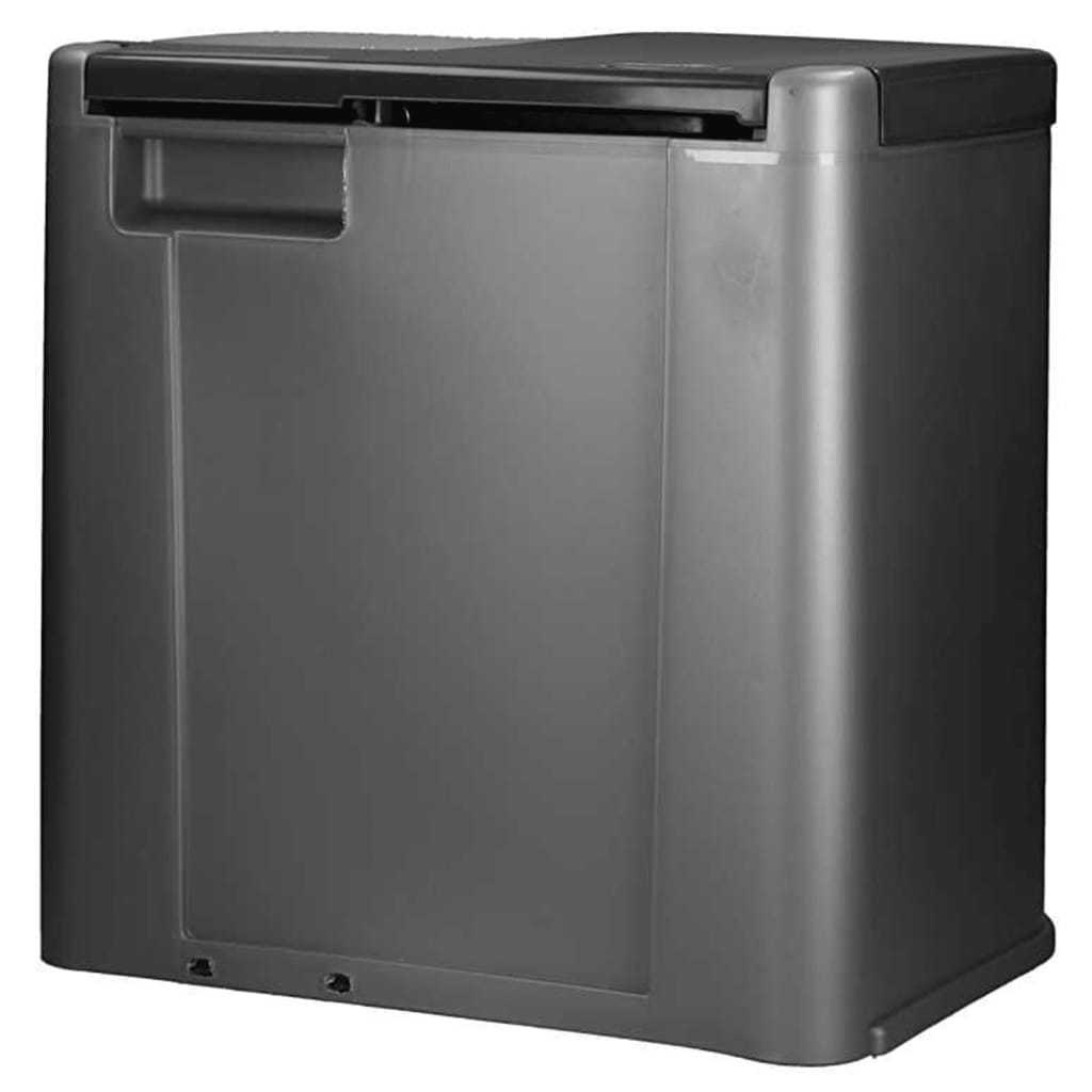 Curver Pattumiera A Pedale Doppia Deco 15L E 6L Cestini Grigio Chiaro