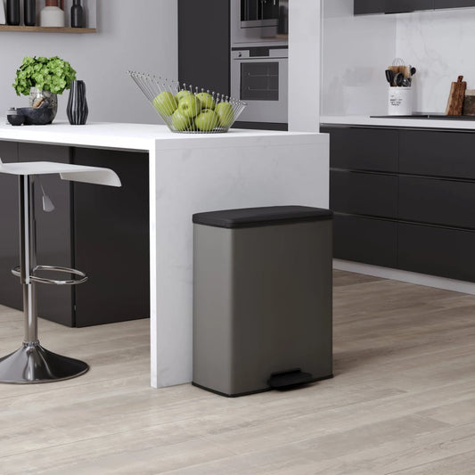 Curver Pattumiera A Pedale Deco Rettangolare 65 L Freddo