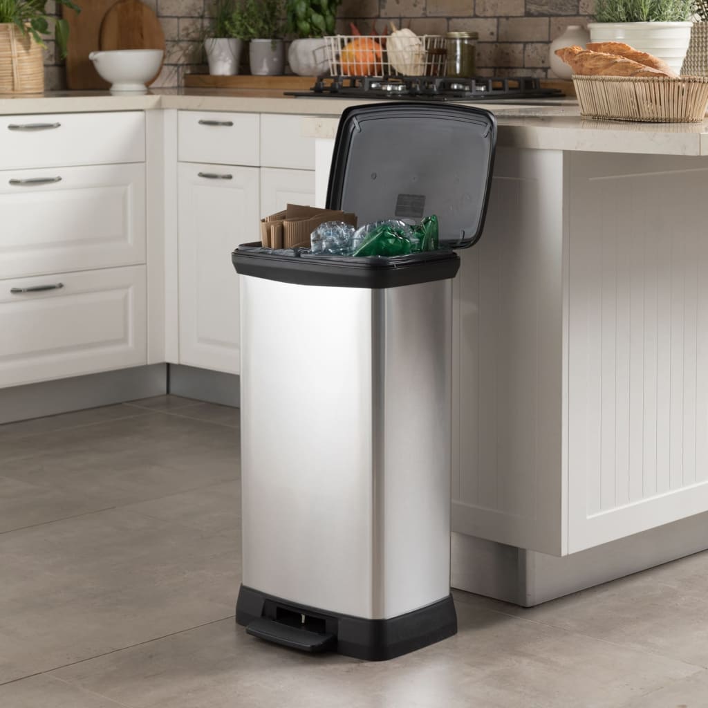 Curver Pattumiera A Pedale Doppia Deco 26L+26L Freddo
