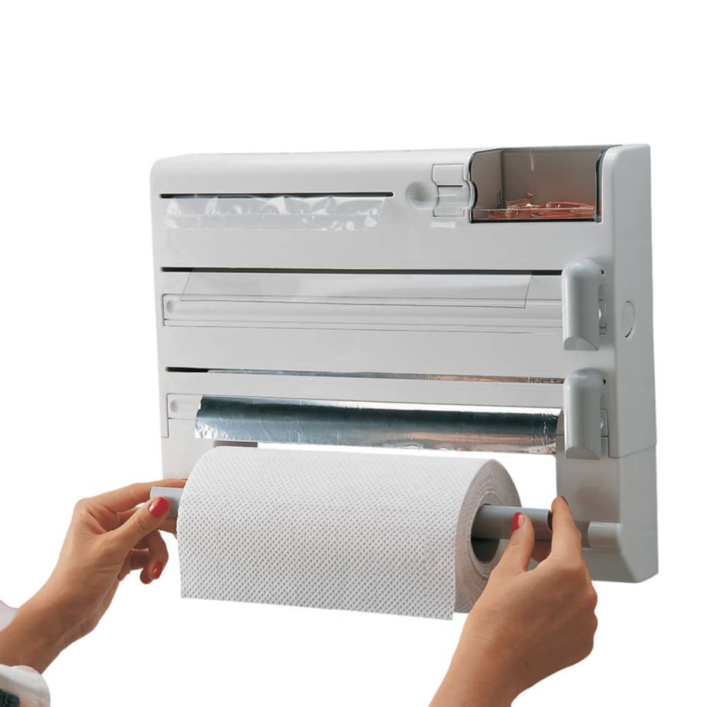 Leifheit Portarotoli A Parete Parat Plus Bianco 25723 Naturale