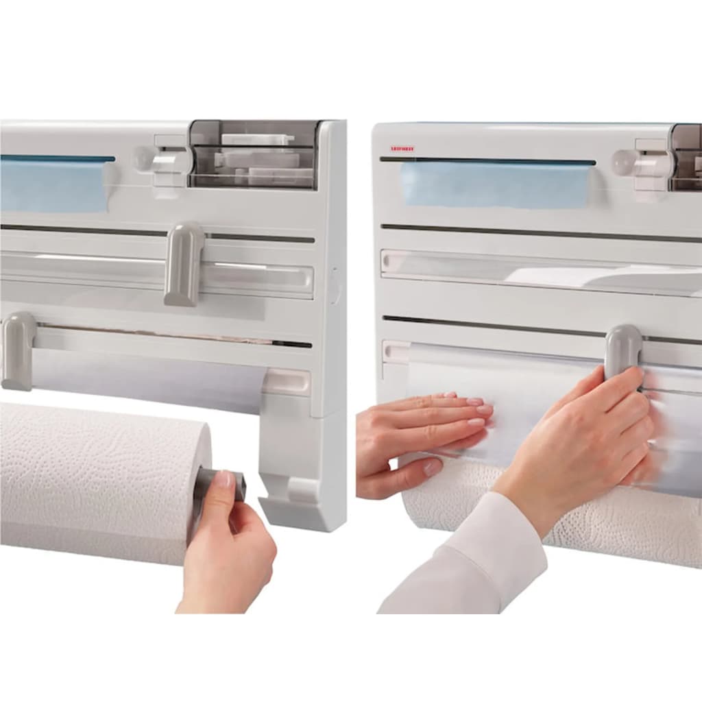 Leifheit Portarotoli A Parete Parat Plus Bianco 25723 Naturale