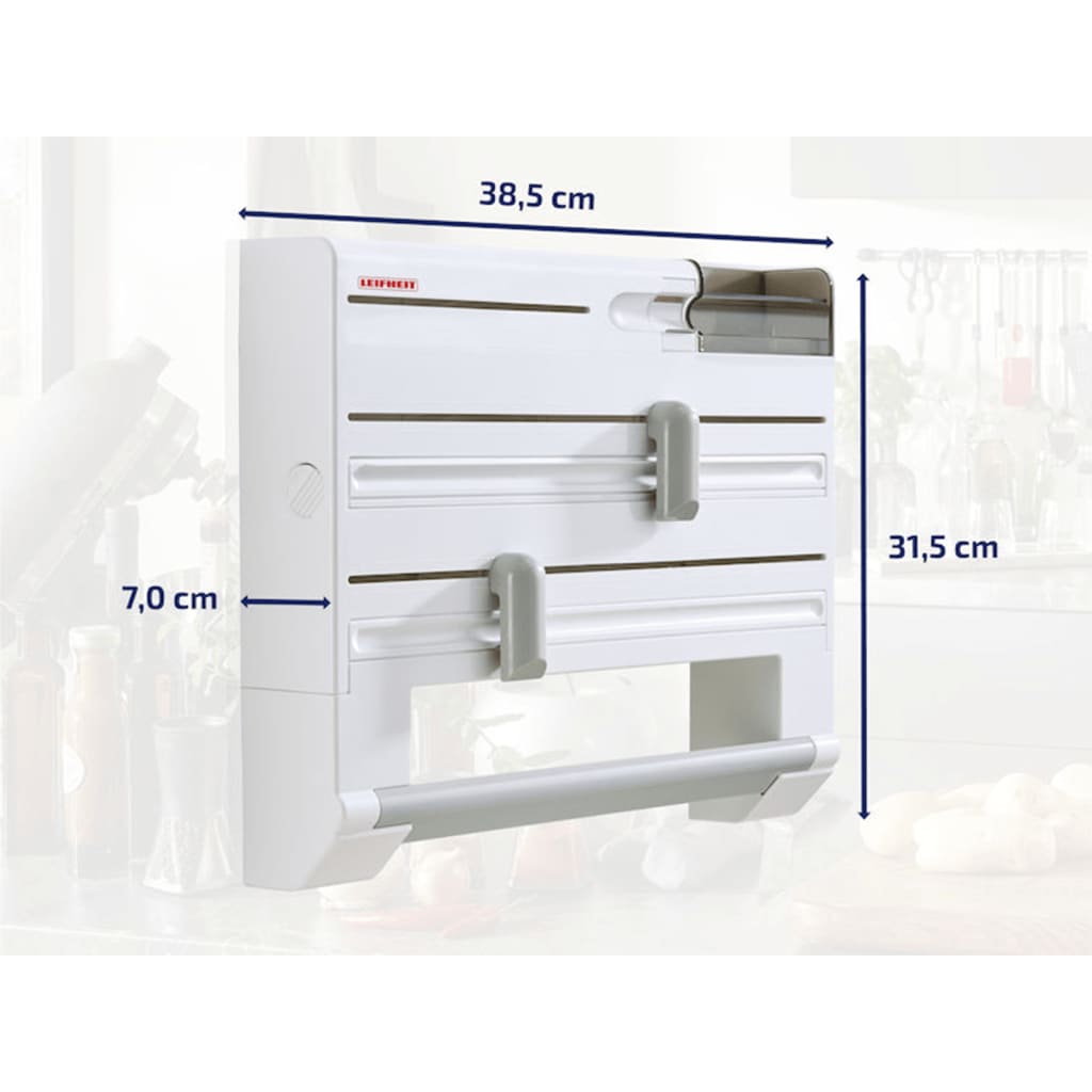 Leifheit Portarotoli A Parete Parat Plus Bianco 25723 Naturale