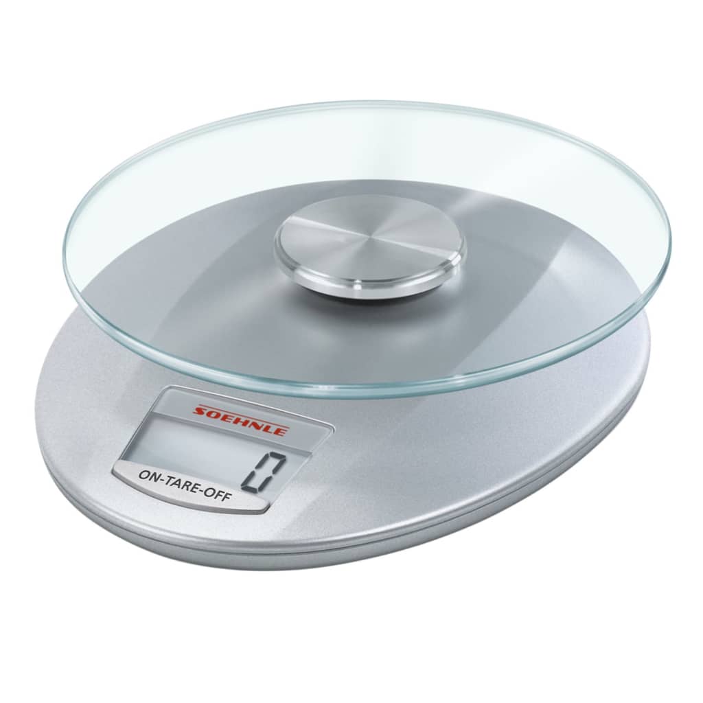 Soehnle Bilancia Digitale Da Cucina Roma 5 Kg Argento