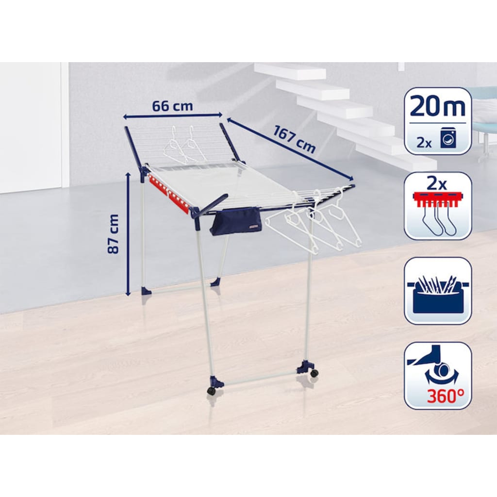 Leifheit Stendibiancheria Pegasus 200 Solid Deluxe Mobile