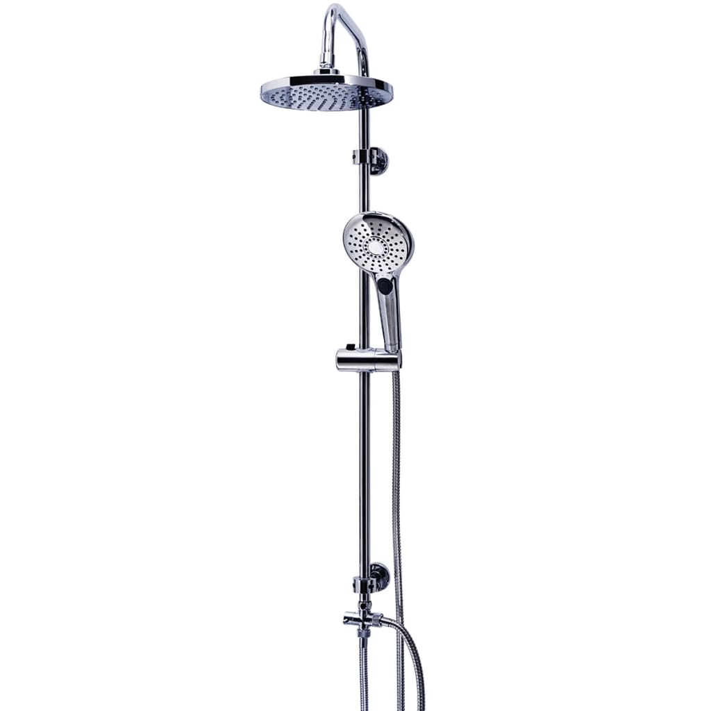 Ridder Set Doccia A Pioggia Con Soffione Massaggio Bahamas Cromo 91440
