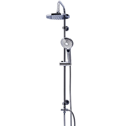 Ridder Set Doccia A Pioggia Con Soffione Massaggio Bahamas Cromo 91440