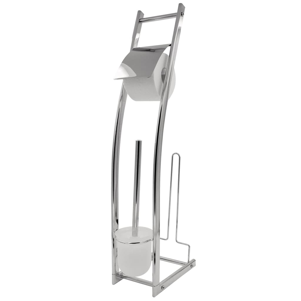 Ridder Set Scopino Wc 3-In-1 Fabio Cromo Lucido