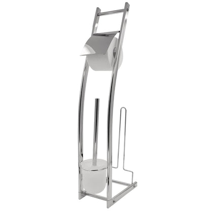Ridder Set Scopino Wc 3-In-1 Fabio Cromo Lucido