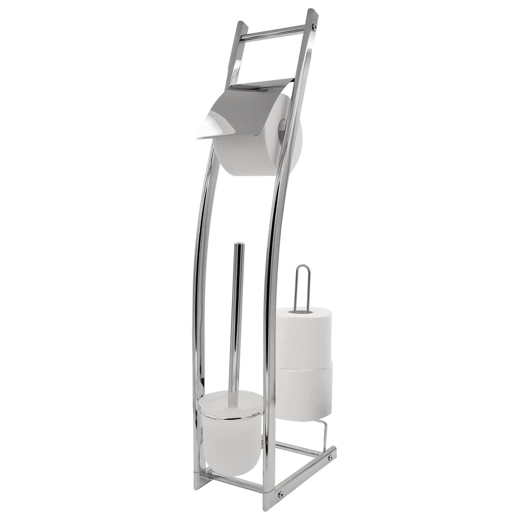 Ridder Set Scopino Wc 3-In-1 Fabio Cromo Lucido