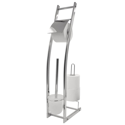 Ridder Set Scopino Wc 3-In-1 Fabio Cromo Lucido