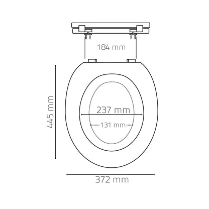 Ridder Sedile Del Water Generation Chiusura Rallentata Bianco 2119101