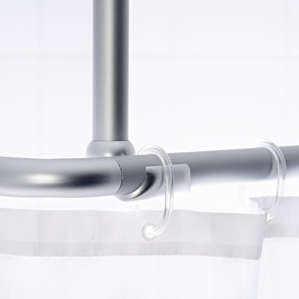 Ridder Supporto Per Bastone Tenda Doccia Cromato 55X2,5X2,5 Cm