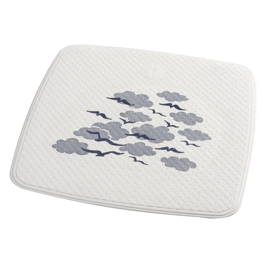 Ridder Tappeto Per Doccia Helgoland 54X54 Cm Bianco E Blu