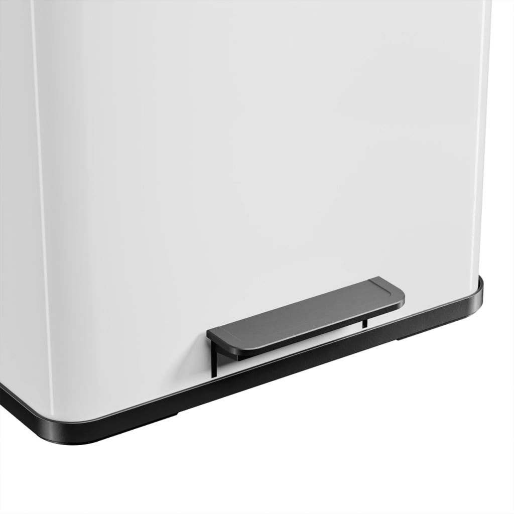Hailo Pattumiera A Pedale Oko Duo Plus L 17 L+9 L Bianca 0630-230