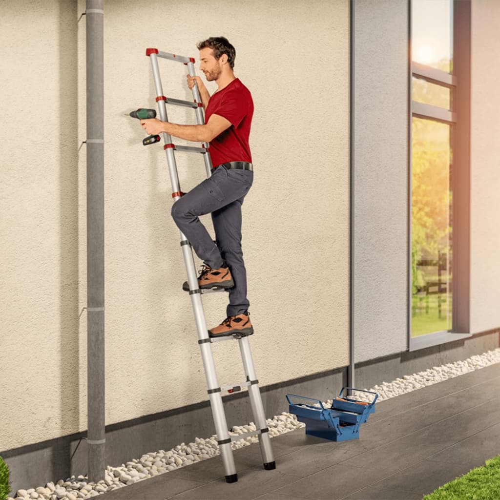 Hailo Scala Telescopica Flexline 260 264 Cm Alluminio 7113-091