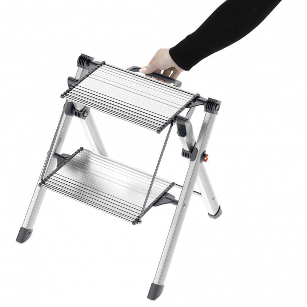 Hailo Scaletta A 2 Gradini Mini Comfort 45 Cm Alluminio 4310-100