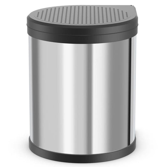 Hailo Pattumiera Da Dispensa Compact-Box Taglia M 15 L Acciaio Inox 3555-101