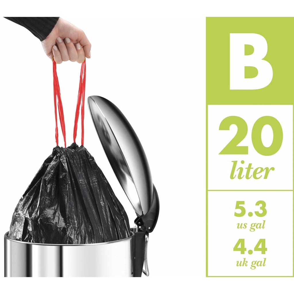 Hailo Pattumiera Da Dispensa Compact-Box Taglia M 15 L Acciaio Inox 3555-101