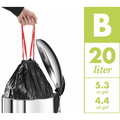 Hailo Pattumiera Da Dispensa Compact-Box Taglia M 15 L Acciaio Inox 3555-101