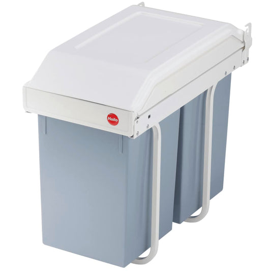 Hailo Pattumiera Da Dispensa Multi-Box Duo Taglia L 2X14 L Crema 3659-001