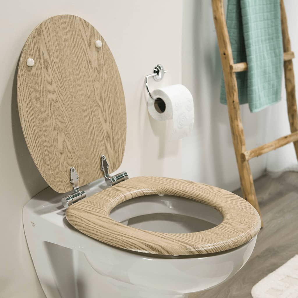 Tiger Sedile Wc A Chiusura Morbida Scaffold In Mdf Marrone 252022546