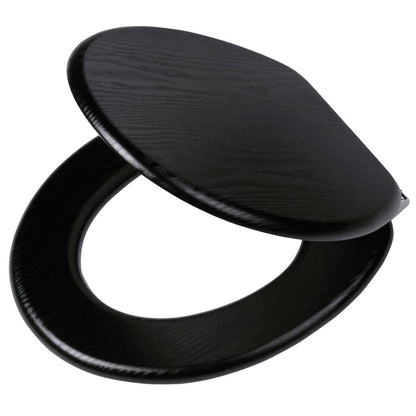 Tiger Sedile Wc A Chiusura Morbida Blackwash In Mdf Nero 252030746