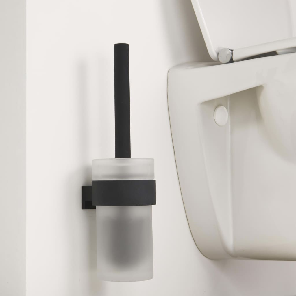 Tiger Spazzola Per Wc Con Supporto Bold Nero Opaco