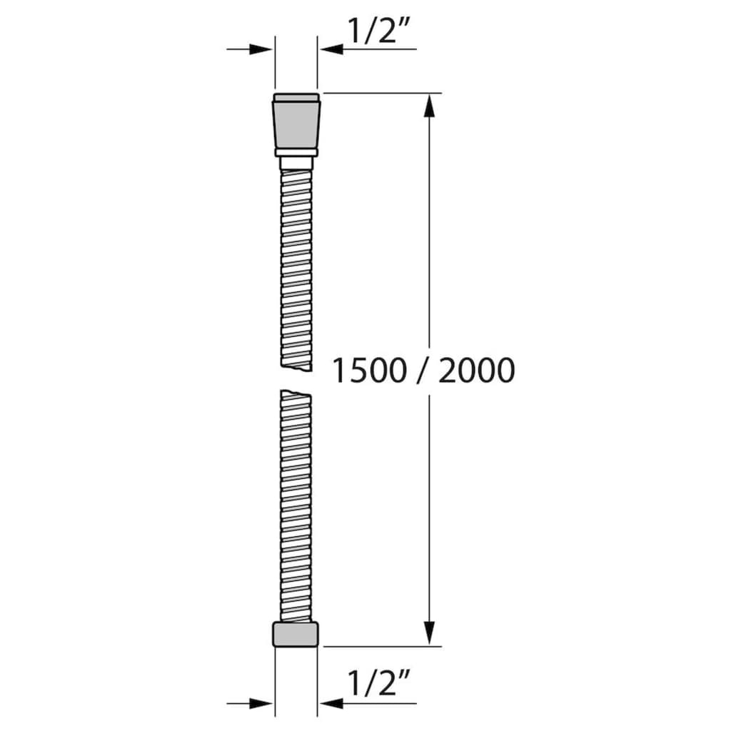 Tiger Tubo Per Doccia Excellencehose In Acciaio Inox Spazzolato