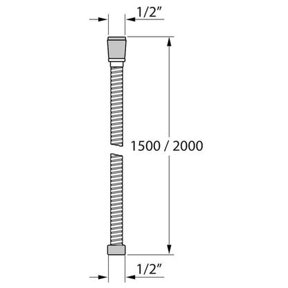 Tiger Tubo Per Doccia Excellencehose In Acciaio Inox Spazzolato