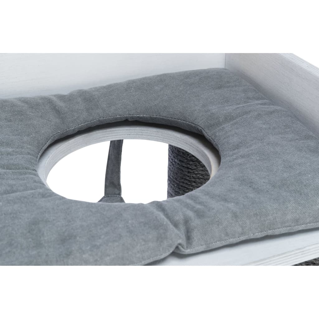 Trixie Palo Tiragraffi Gatti Con Funzione Scaffale 72X38X110 Grigio